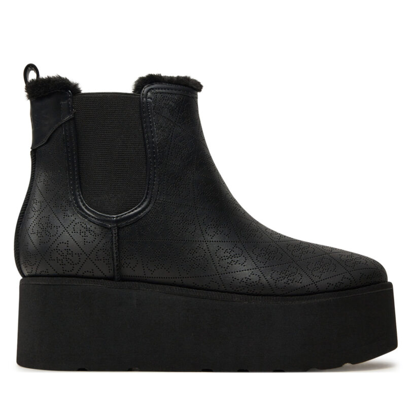 Боти Guess Jilaine FLFJIL FAL10 Черен цвят на ниска цена