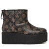 Боти Guess Jillan FL8JAL FAL10 Кафяв цвят на ниска цена
