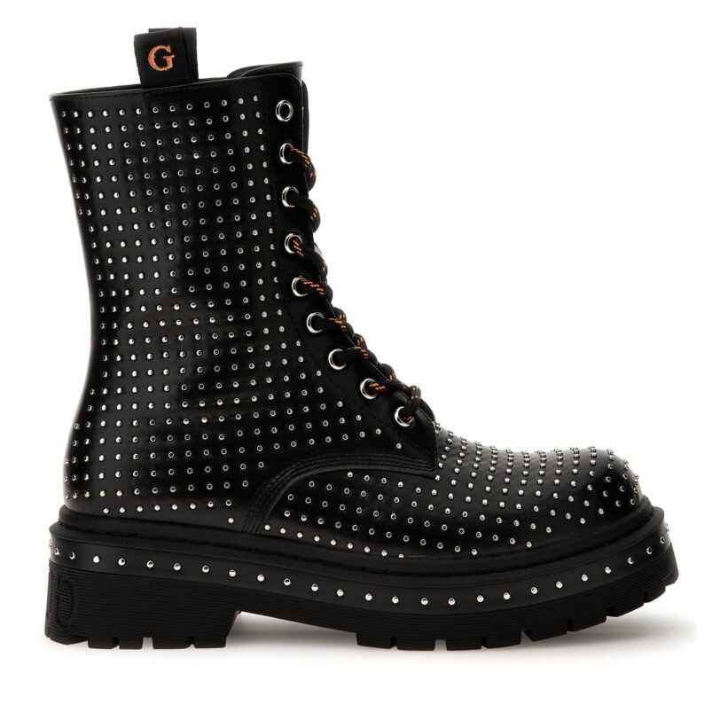 Боти Guess Joya FL7JYA PEL10 Черен цвят на ниска цена