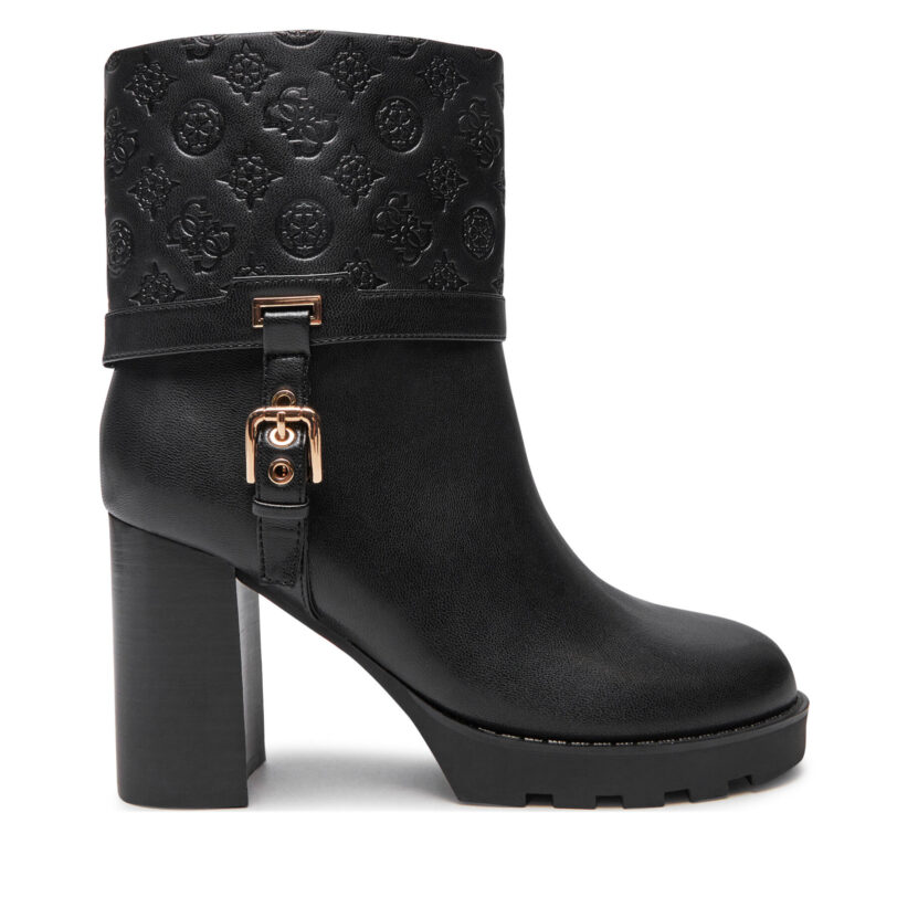 Боти Guess Neadla FLFNEA FAL10 Черен цвят на ниска цена