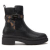 Боти Guess Ovelle2 FLTOVE FAL10 Черен цвят на ниска цена