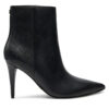 Боти Guess Slinks FLFSLI LEA10 Черен цвят на ниска цена