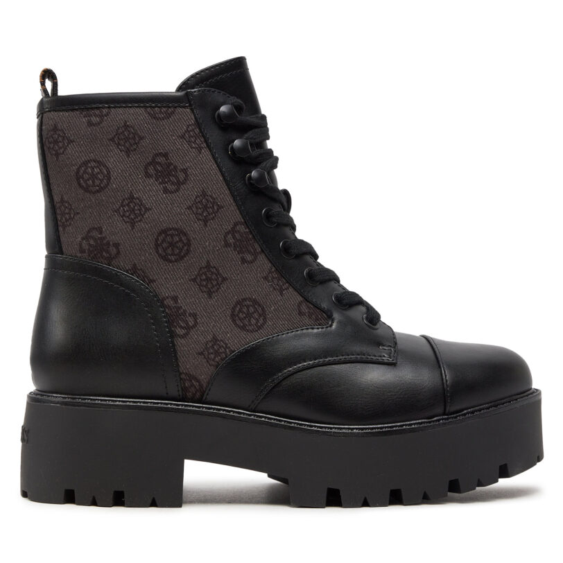 Боти Guess Vaina2 FLTSL2 FAL10 Черен цвят на ниска цена