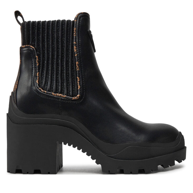 Боти Guess Yvetten FLFYTT ELE10 Черен цвят на ниска цена