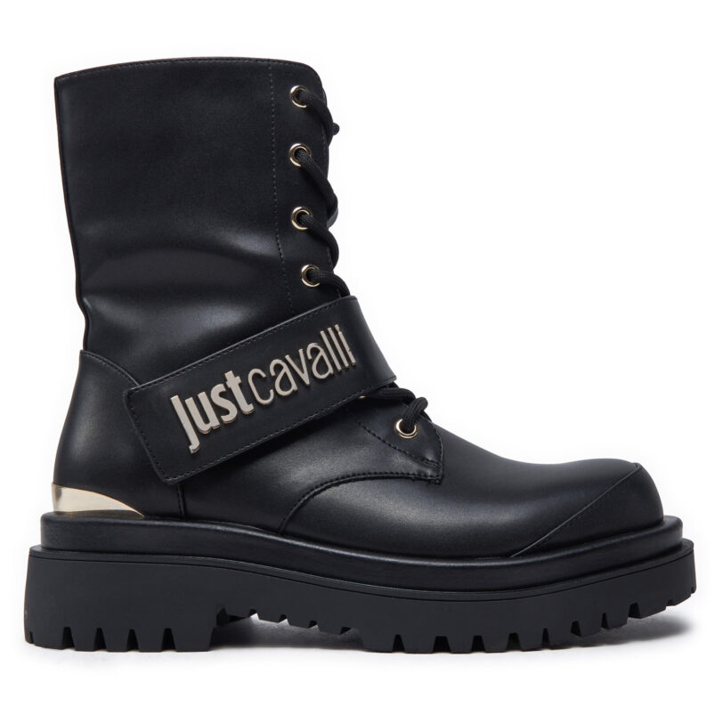 Боти Just Cavalli 77RA3S94 Черен цвят на ниска цена