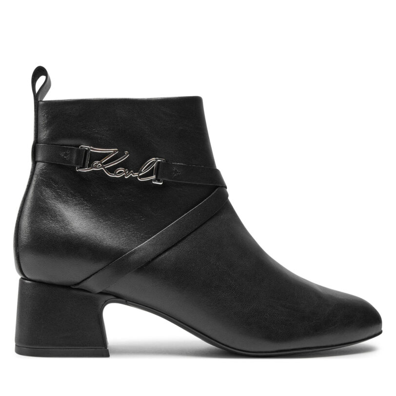 Боти KARL LAGERFELD KL30354 Черен цвят на ниска цена