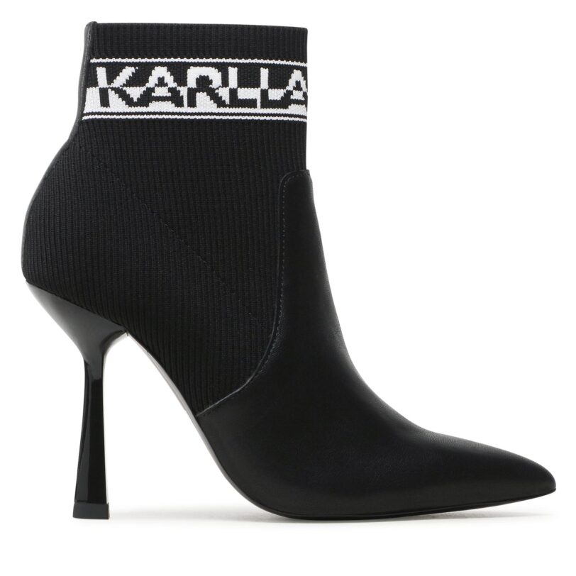Боти KARL LAGERFELD KL31353 Черен цвят на ниска цена