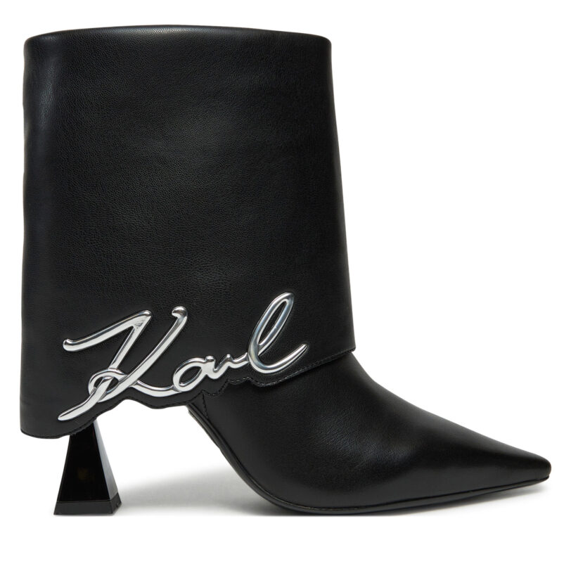 Боти KARL LAGERFELD KL32044A Черен цвят на ниска цена