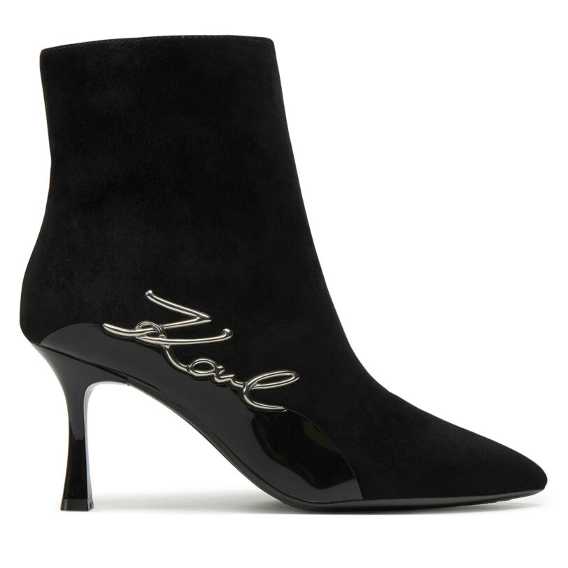 Боти KARL LAGERFELD KL32744 Черен цвят на ниска цена