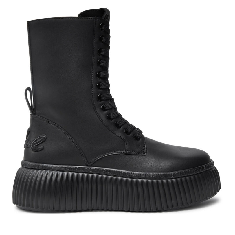 Боти KARL LAGERFELD KL42364 Черен цвят на ниска цена