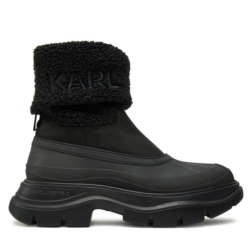 Боти KARL LAGERFELD KL42964 Черен цвят на ниска цена