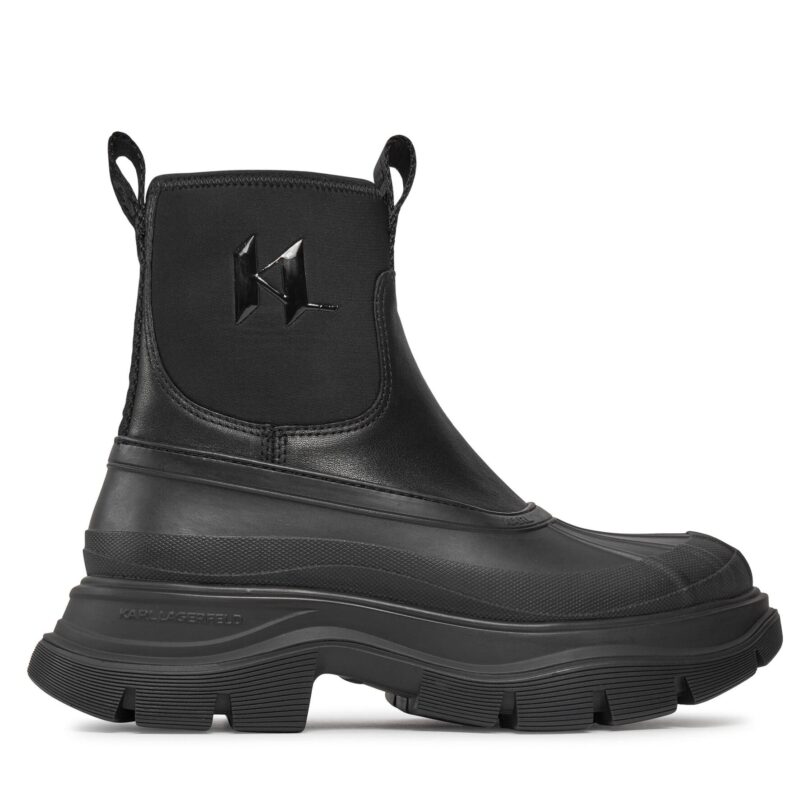 Боти KARL LAGERFELD KL42970 Черен цвят на ниска цена