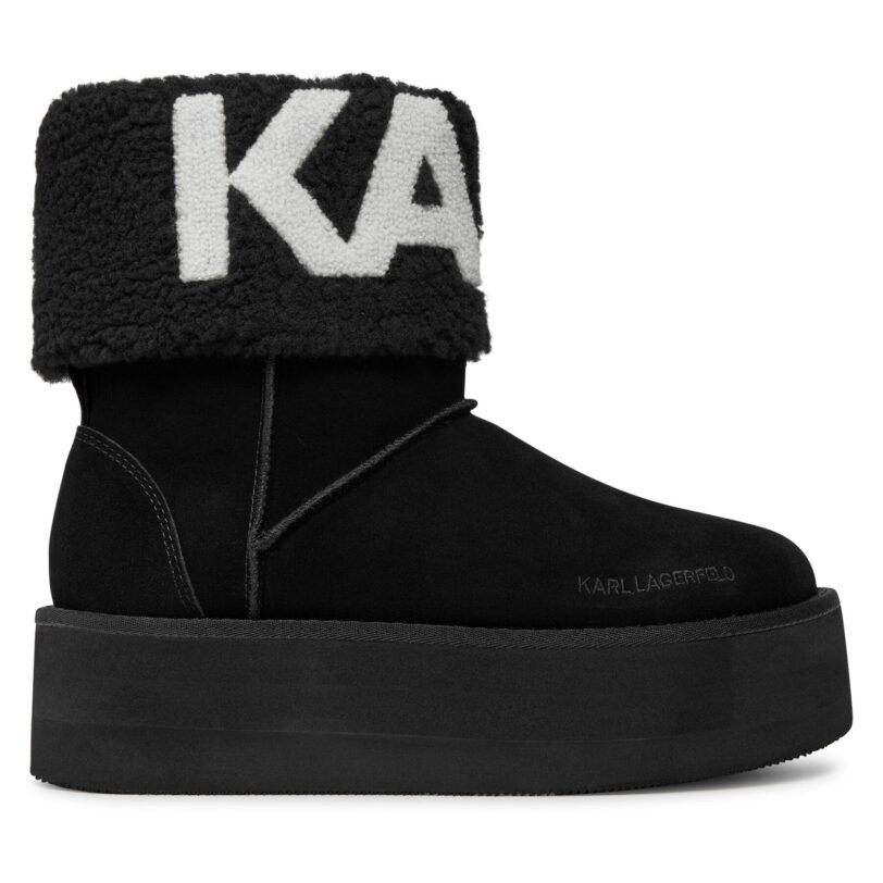 Боти KARL LAGERFELD KL48552 Черен цвят на ниска цена