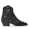 Боти KARL LAGERFELD Kansas KL33265 Черен цвят на ниска цена