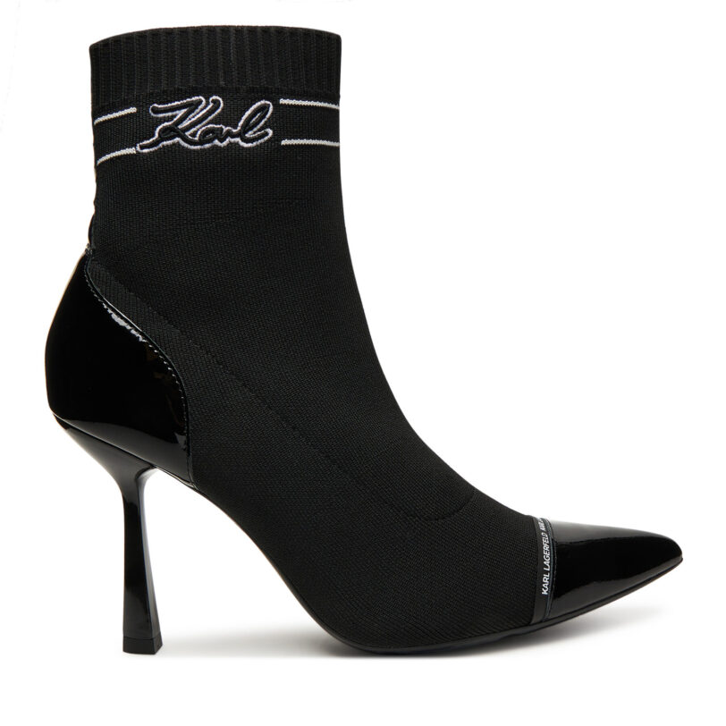 Боти KARL LAGERFELD Pandara KL31357 Черен цвят на ниска цена