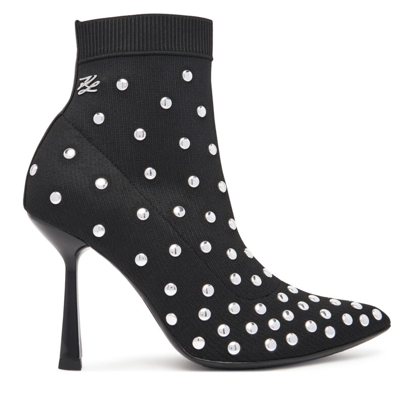Боти KARL LAGERFELD Pandara KL31367 Черен цвят на ниска цена