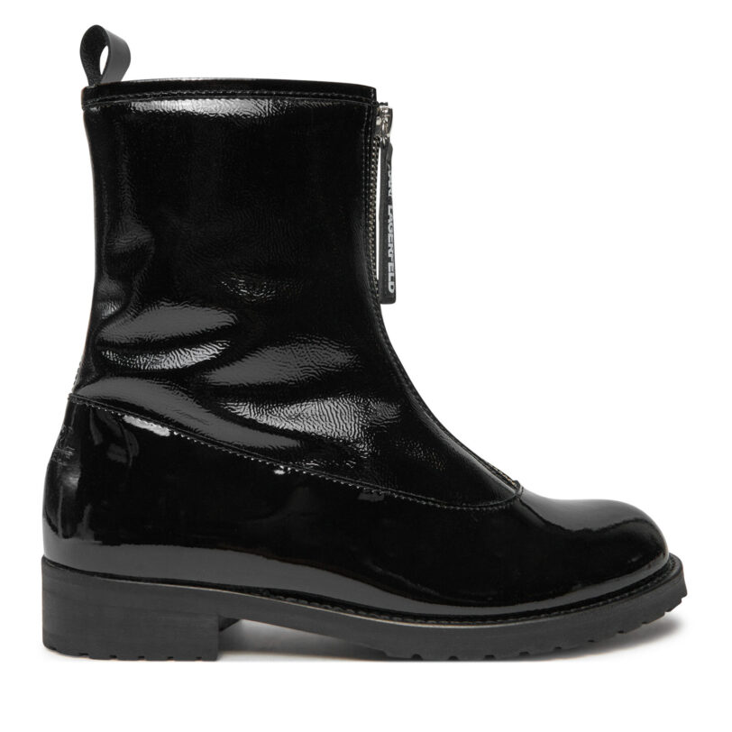 Боти Karl Lagerfeld Kids Z30305 S Черен цвят на ниска цена