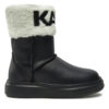 Боти Karl Lagerfeld Kids Z30312 M Черен цвят на ниска цена