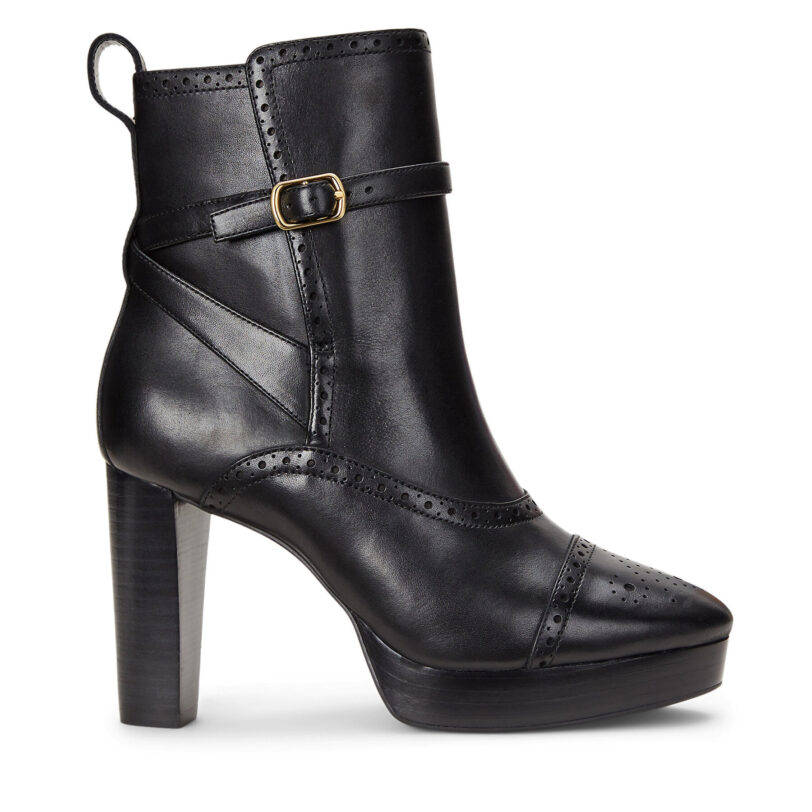 Боти LAUREN RALPH LAUREN 802908331005 Черен цвят на ниска цена