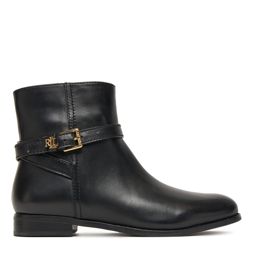 Боти LAUREN RALPH LAUREN Brooke 802967768001 Черен цвят на ниска цена