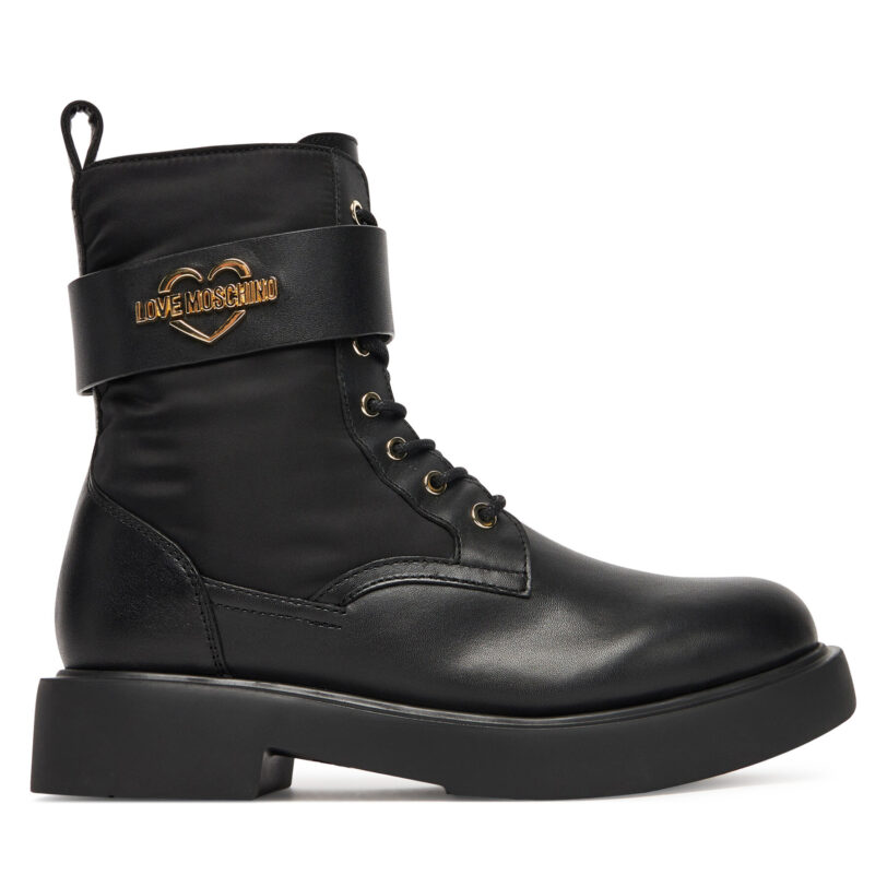 Боти LOVE MOSCHINO JA24024G1NIN100A41 Черен цвят на ниска цена