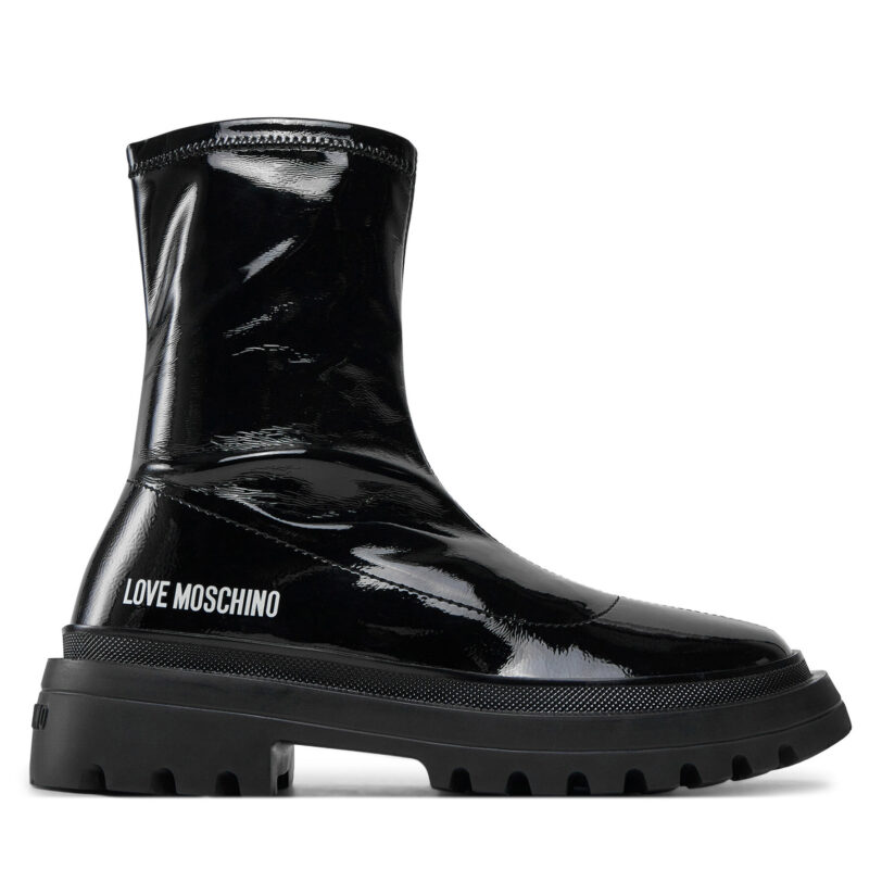 Боти LOVE MOSCHINO JA24225G0LIIZ000 Черен цвят на ниска цена