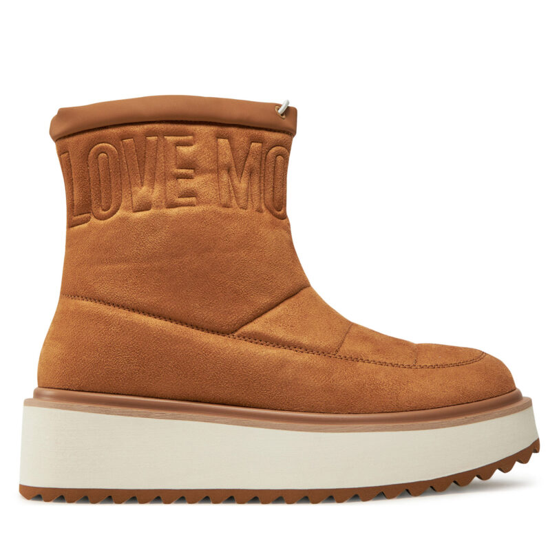 Боти LOVE MOSCHINO JA24266I0LJAW208 Кафяв цвят на ниска цена