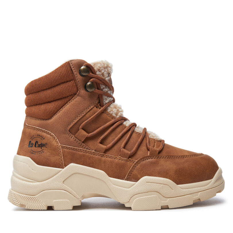Боти Lee Cooper LCJ-24-03-3061LA Кафяв цвят на ниска цена