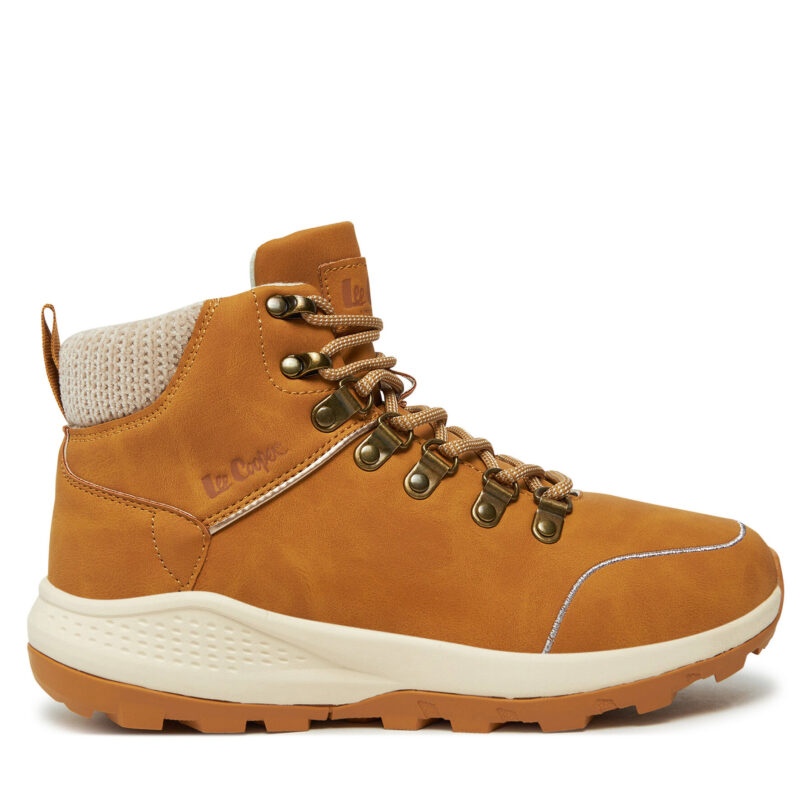 Боти Lee Cooper LCJ-24-03-3075LA Кафяв цвят на ниска цена