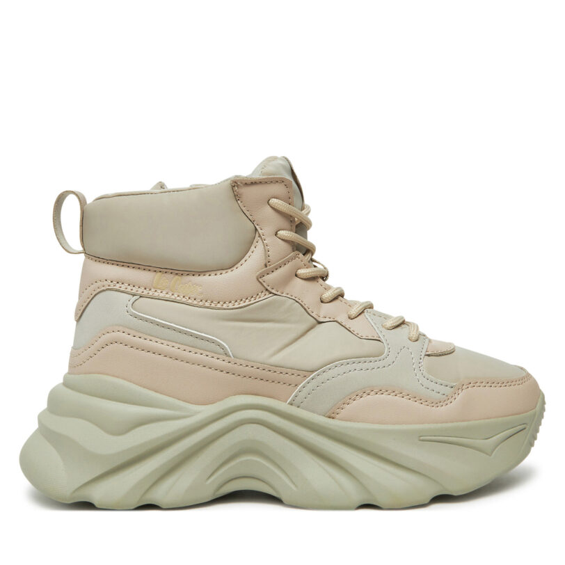 Боти Lee Cooper LCJ-24-47-3155LA Бежов цвят на ниска цена