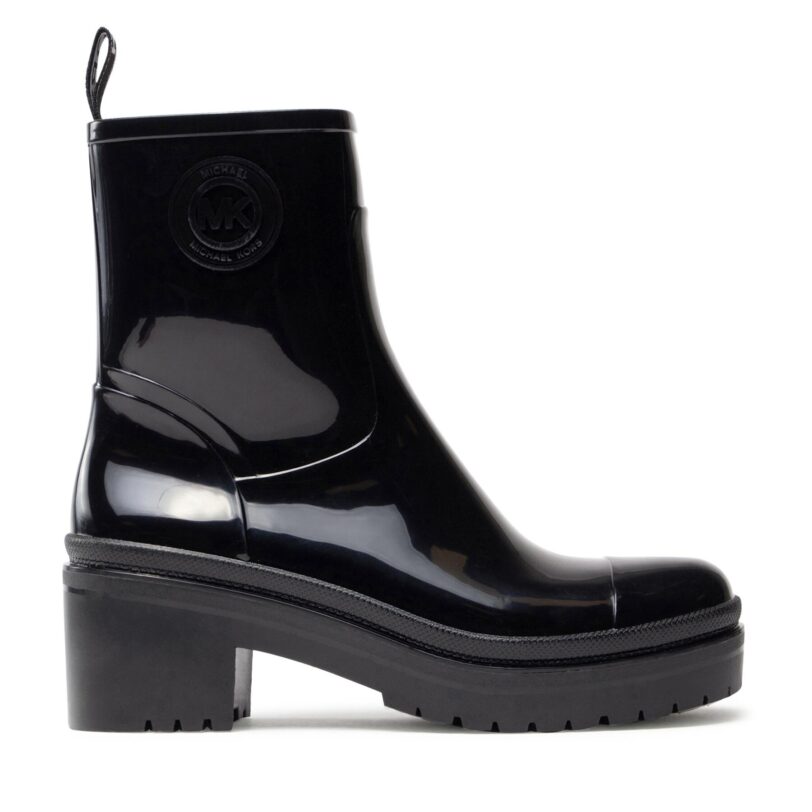 Боти MICHAEL Michael Kors Karis Rainboot 40F3KSMB5Q Черен цвят на ниска цена