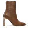 Боти MICHAEL Michael Kors Kelsea Leather Boot 40F4KLHE5L Кафяв цвят на ниска цена