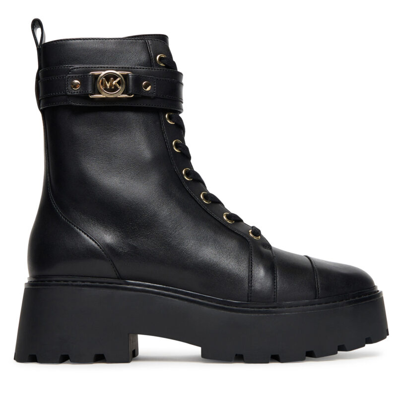 Боти MICHAEL Michael Kors Mandy 40T5MAFE5L Черен цвят на ниска цена