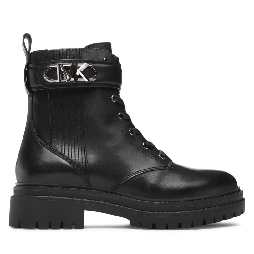 Боти MICHAEL Michael Kors Parker Ankle Bootie 40F3PKFE5L Черен цвят на ниска цена