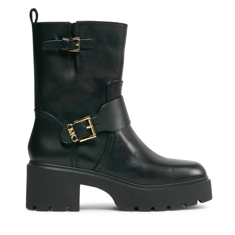 Боти MICHAEL Michael Kors Perry Bootie 40F3PYME5L Черен цвят на ниска цена