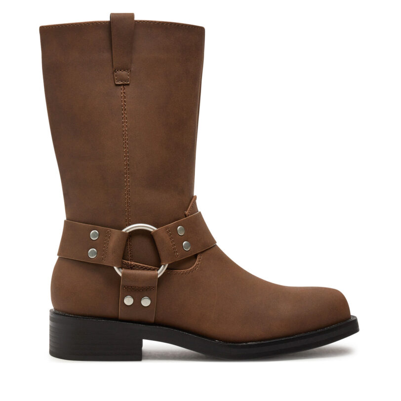 Боти ONLY Shoes 15329812 Кафяв цвят на ниска цена
