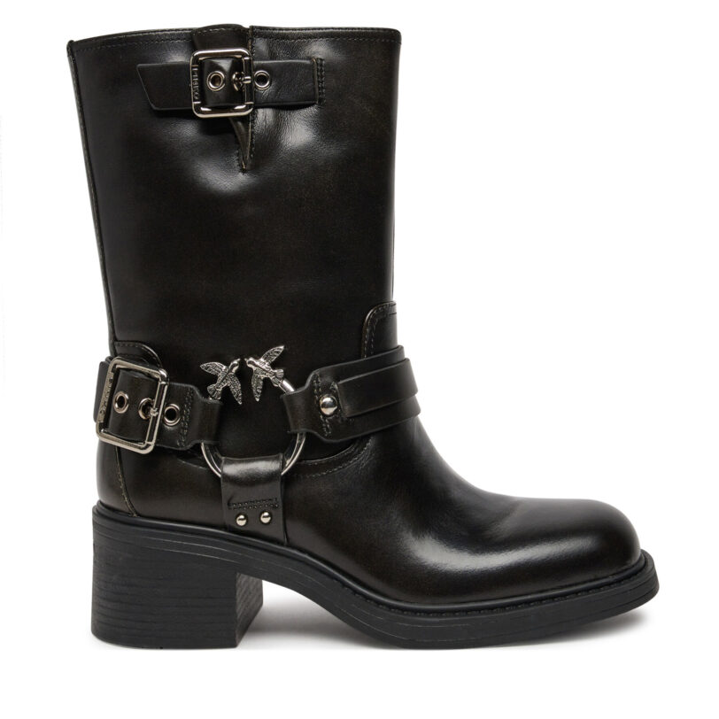 Боти PINKO Alys 02 SD0155P056 Черен цвят на ниска цена