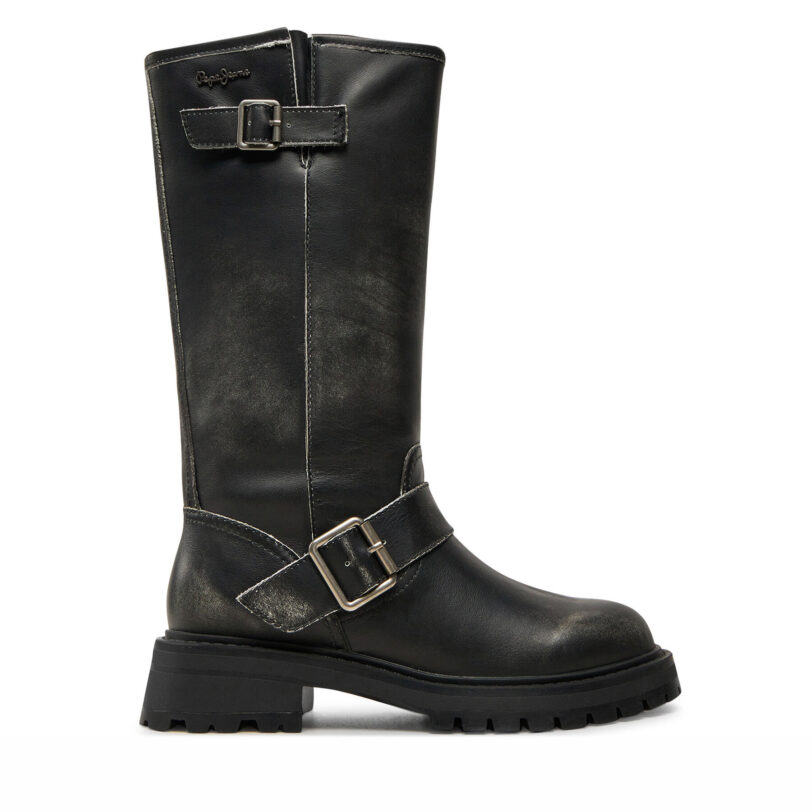 Боти Pepe Jeans PLS50566 Черен цвят на ниска цена