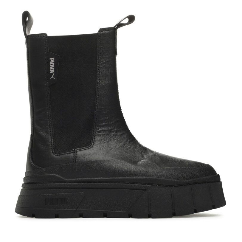 Боти Puma Mayze Stack Chelsea Wns 386272 06 Черен цвят на ниска цена