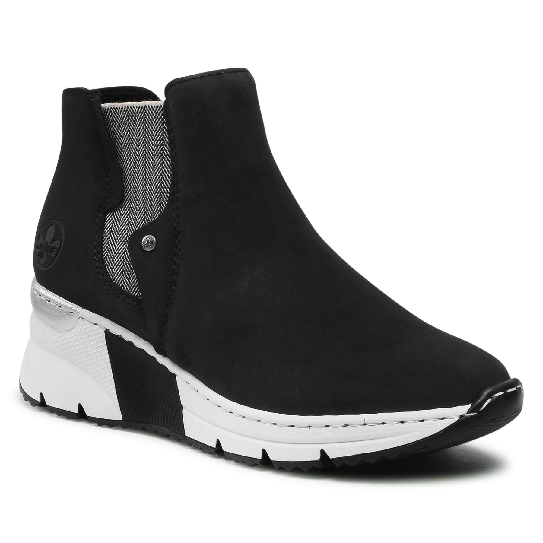 Боти Rieker X6361-14A Тъмносин цвят на ниска цена