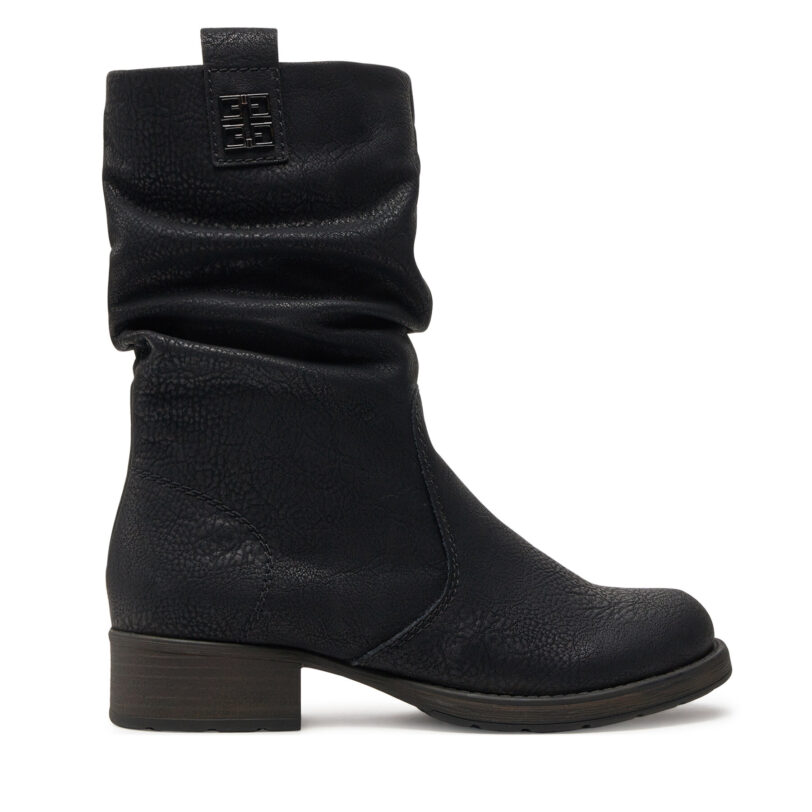 Боти Rieker Z9583-00 Черен цвят на ниска цена