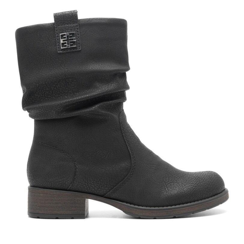 Боти Rieker Z9583-00 Черен цвят на ниска цена