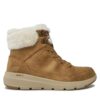 Боти Skechers Glacial Ultra Cozyly 144178/CSNT Кафяв цвят на ниска цена