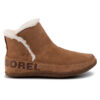 Боти Sorel Nakiska Bootie NL3389 Кафяв цвят на ниска цена