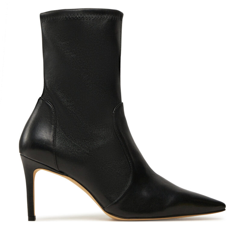 Боти Stuart Weitzman Stuart 85 Str Bootie SB657 Черен цвят на ниска цена