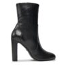 Боти Stuart Weitzman Vida 100 Zip Bootie SG232 Черен цвят на ниска цена