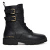 Боти Tommy Hilfiger Biker Laceup FW0FW08986 Черен цвят на ниска цена