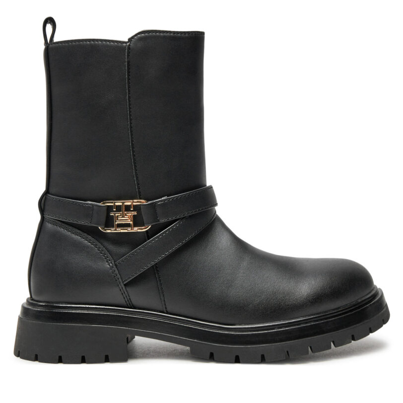 Боти Tommy Hilfiger Boot T3A5-33574-1351 S Черен цвят на ниска цена