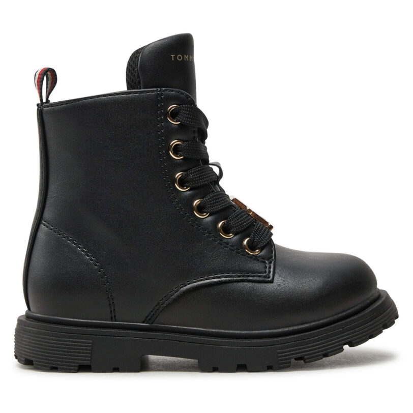 Боти Tommy Hilfiger T1A5-33561-1351999 M Черен цвят на ниска цена