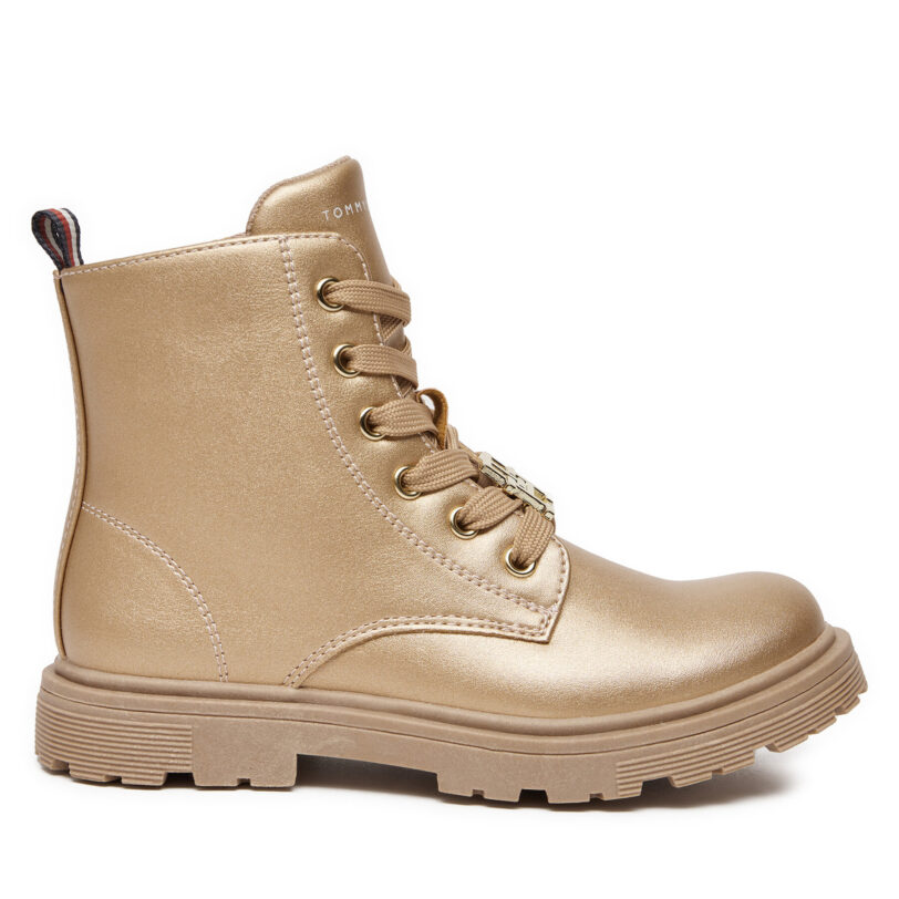 Боти Tommy Hilfiger T1A5-33562-0376 S Златист цвят на ниска цена